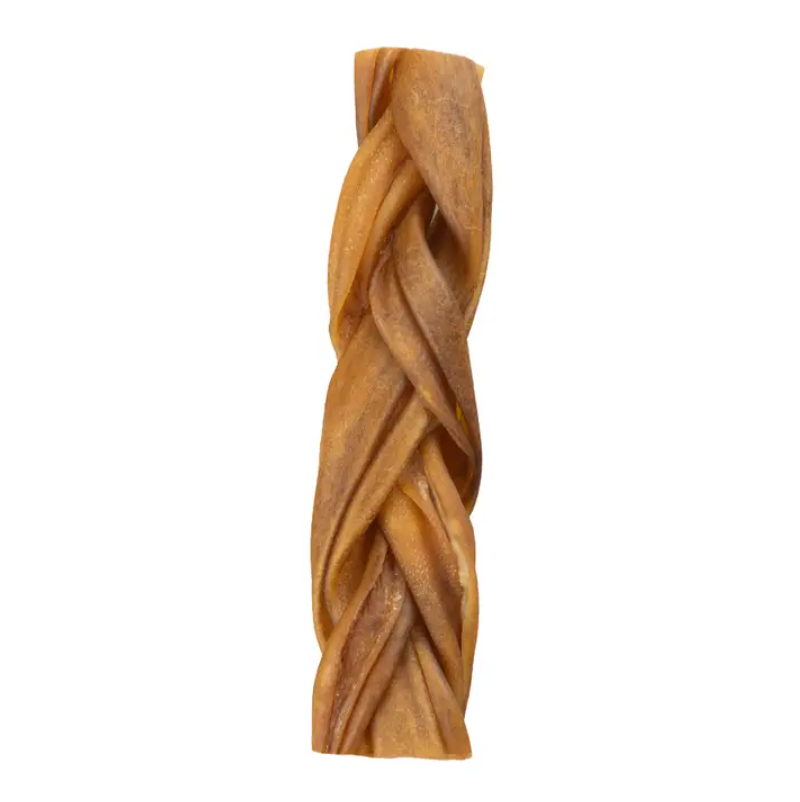 6” Thick Braided Collagen Stick Dog Chews – All-Natural, Long-Lasting Treats