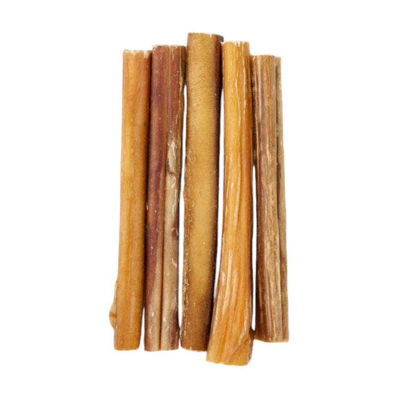 Country Living 6” Bully Sticks for Dogs – 5 Thin & 5 Standard – 10 Count Bag – All-Natural, Single-Ingredient, Long-Lasting Dog Chews