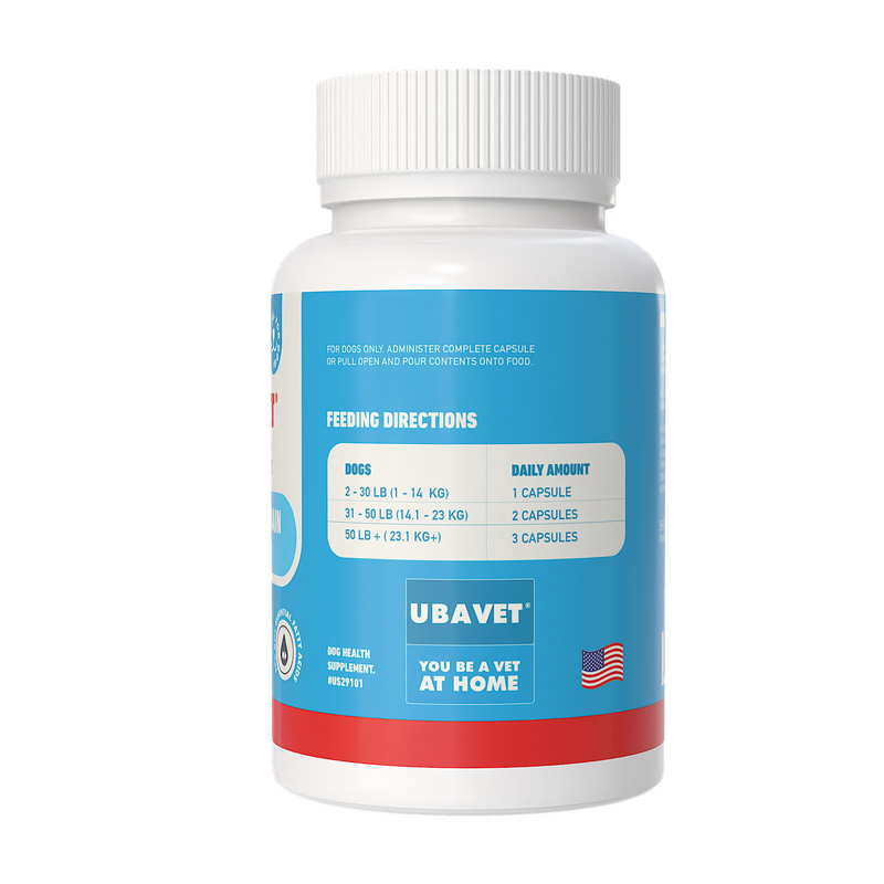 UBAVET Memory & Brain Support Supplement for Senior Dogs