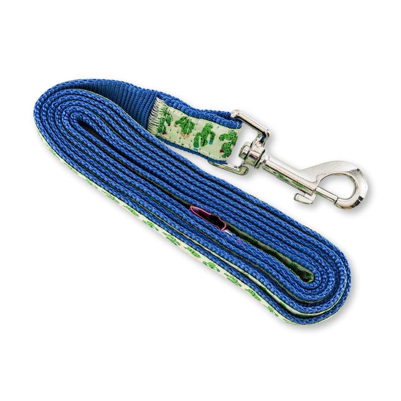 Nylon Dog Leash with Embroidered Cool Cactus Design (6ft)