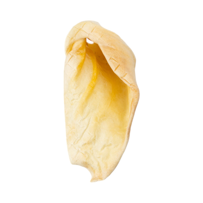 White Coned Cow Ears – All-Natural, Single-Ingredient Dog Chews (Long-Lasting & Digestible)