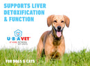 UBAVET DETOXAFEN-L Liver Support for Dogs & Cats 8 fl oz | Milk Thistle Liquid Supplement