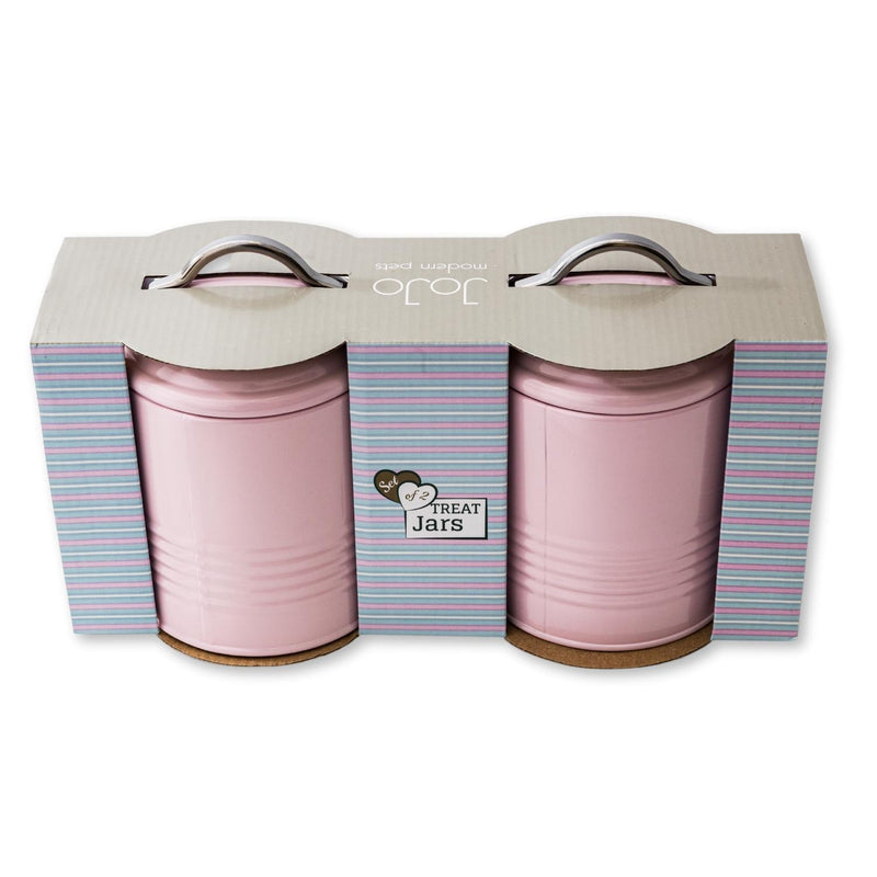 I Love You So Much Dog Treat Canister Gift Set - Pink