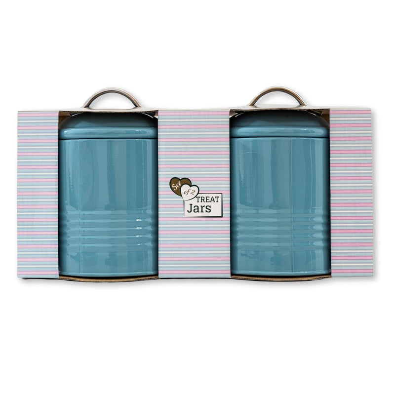 I Love You So Much Dog Treat Canister Gift Set - Blue