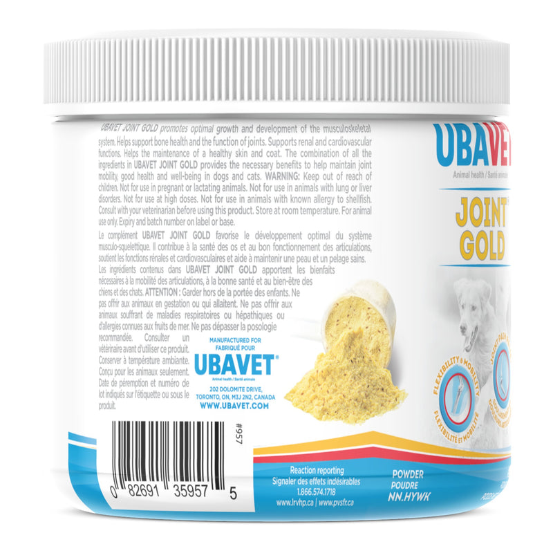 UBAVET Joint Gold Joint Care Powder for Dogs & Cats (8.8 oz / 250g)