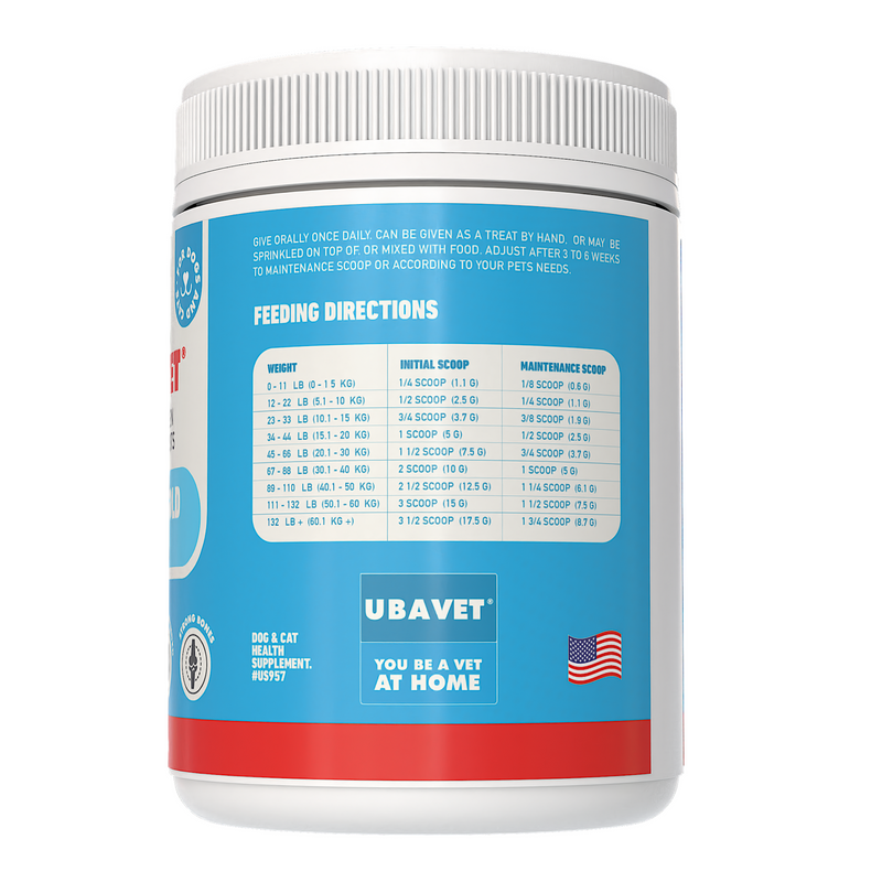 UBAVET Omega-3 Capsules 1000 mg for Dogs & Cats (120 ct)