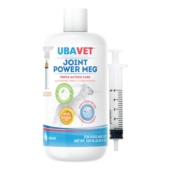 UBAVET JOINT POWER MEG Maximum Joint Care Liquid for Cats and Dogs