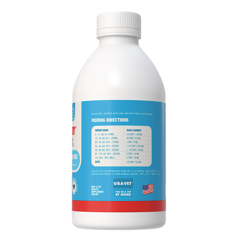 UBAVET Joint Power MEG Joint Support Liquid for Dogs & Cats