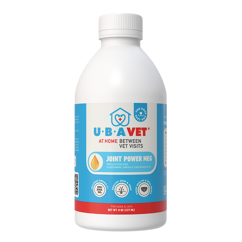 UBAVET Joint Power MEG Joint Support Liquid for Dogs & Cats