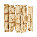 9”–10” Peanut Butter Basted Beef Cheek Rolls – All-Natural, Long-Lasting Dog Treats (5-Count)