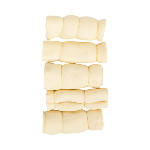 Plain Beef Cheek Rolls Dog Chews (5/Bag)