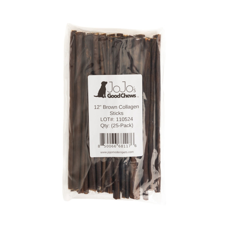 Brown Collagen Standard Stick Dog Treats -  (25/case)