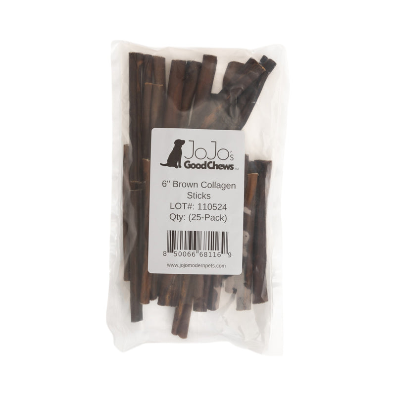 Brown Collagen Standard Stick Dog Treats -  (25/case)