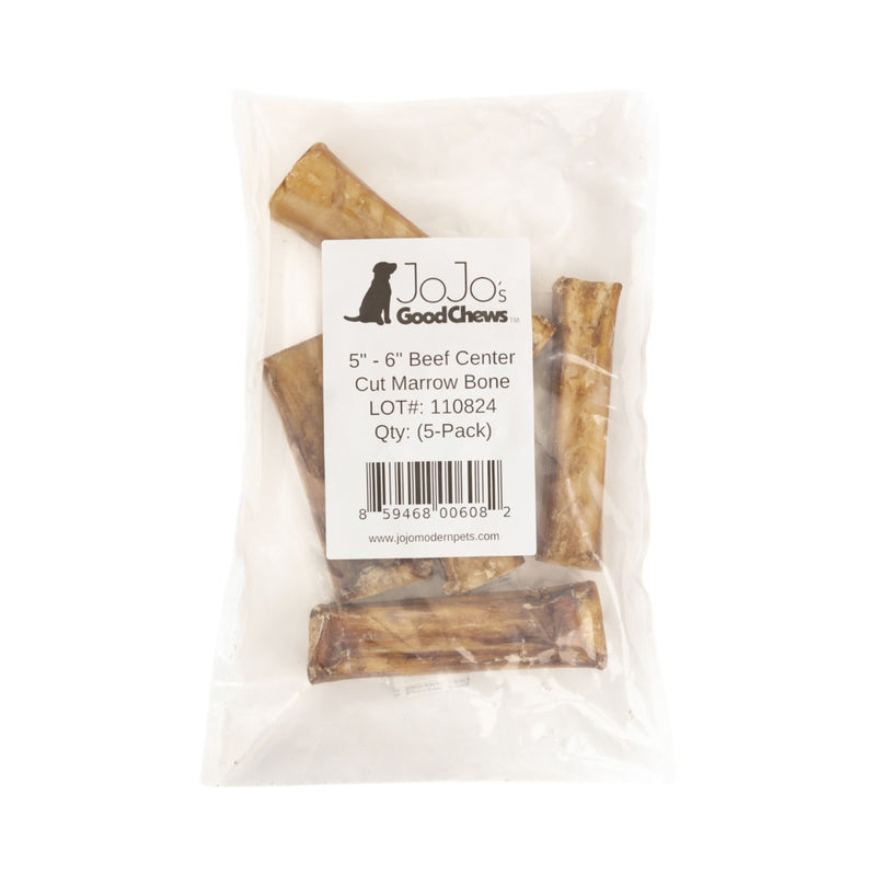 5”–6” Beef Center Cut Bones – All-Natural Dog Treat, Long-Lasting Chews