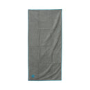 Country Living Quick Drying Microfiber Dog Bath Towel with Paw Print (Gray)