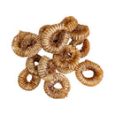 2”–4” Beef Trachea Rings – All-Natural Dog Treats, High Protein Chews (25-Count)