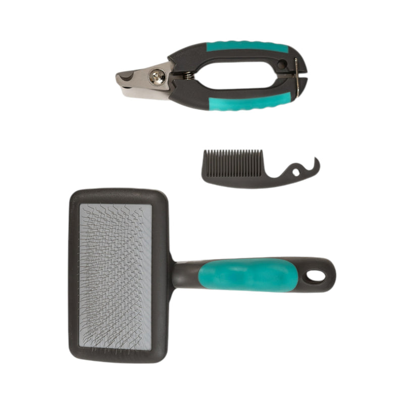 Essential 3-Piece Dog Grooming Kit for Clean, Happy Pets