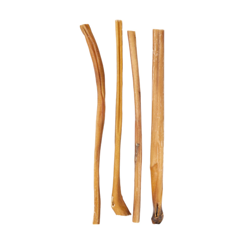 All-Natural Beef Bully Stick Dog Treats - 12" Standard (4-Pack)