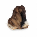 Natural, single-ingredient beef ears with hair that provide a satisfying chew and a natural source of dietary fiber, with 10 whole ears per bag.