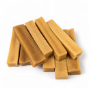 Handmade Himalayan yak cheese dog chews made with yak milk, cow milk, lime juice, and salt, offering a firm, protein-rich, rawhide-free chew in 10-count packs available in five sizes from Small to XXL.