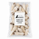 Rabbit Feet (Rear Foot) with Fur | Natural Dog Chews