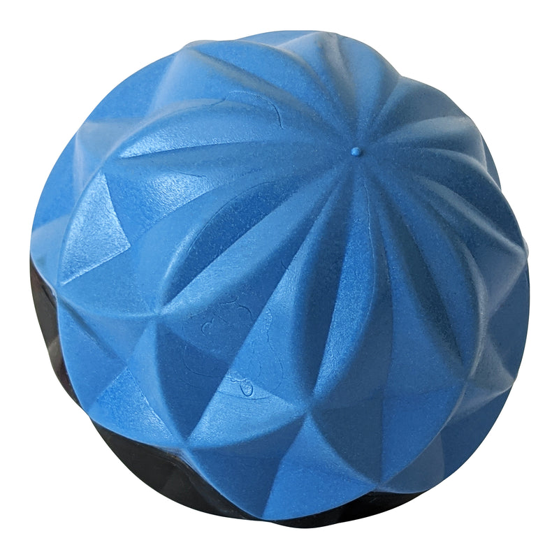 Geometric Design Textured Ball Dog Chew Toy - Large