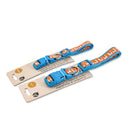 Stylish Nylon Collar for Dogs with Embroidered Llama Design