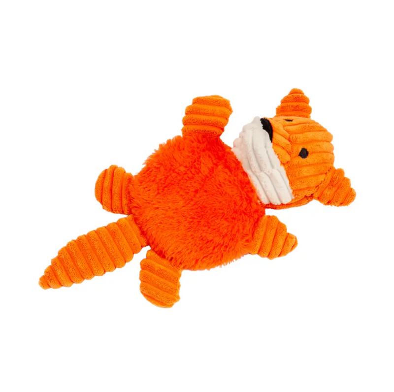 Maximus The Fox - Corduroy Full Body Squeaker Plush Dog Toy