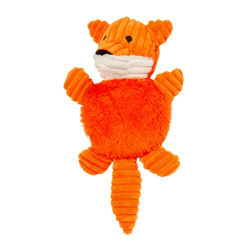 Maximus The Fox - Corduroy Full Body Squeaker Plush Dog Toy