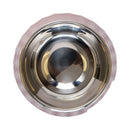 Diamond Melamine Stainless Steel Dog Bowl (Wood Rose)