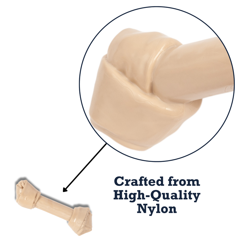 Tough & Durable Nylon Dog Chew Toy Bone - Hard Chewers