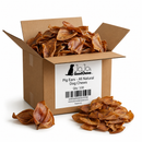 Whole Pig Ears – Bulk All-Natural Dog Chews, 100% Natural Pork Treats for All Breeds