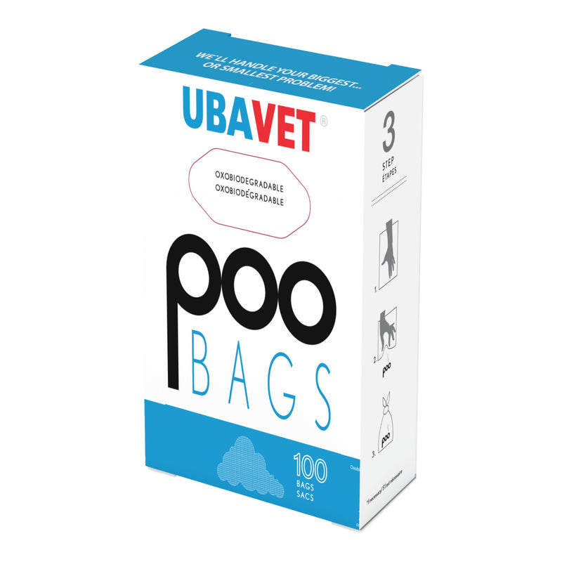 UBAVET DOO Waste Bags for Dogs & Cats (100-pack)