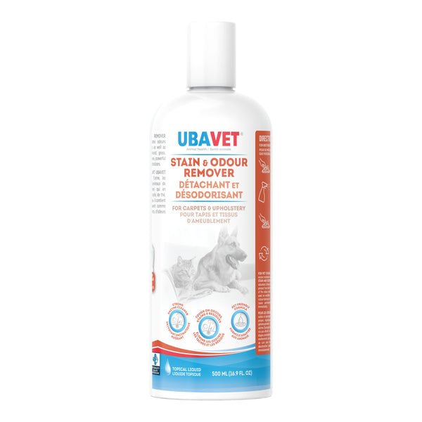 UBAVET Stain and Odor Remover for Dogs & Cats (16.9 fl oz / 500ml)