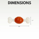 TPR-Nylon Dog Bone Chew Toy Beef Flavored for Small Breeds