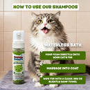 Shampoo + Conditioner Foaming Aromatherapy Cat Shampoo