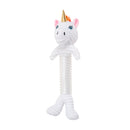 Skinny Slim Thermoplastic Rubber Unicorn Corduroy Dog Toy