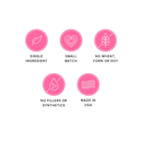 Ava's Pet Palace Crunchy Jerky Dog Treats - Snappin' Salmon ( 6-Pack on Hanging Clip Strips )