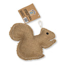 Rustic Jute Squirrel: Sustainable Eco-Friendly Dog Chew Toy