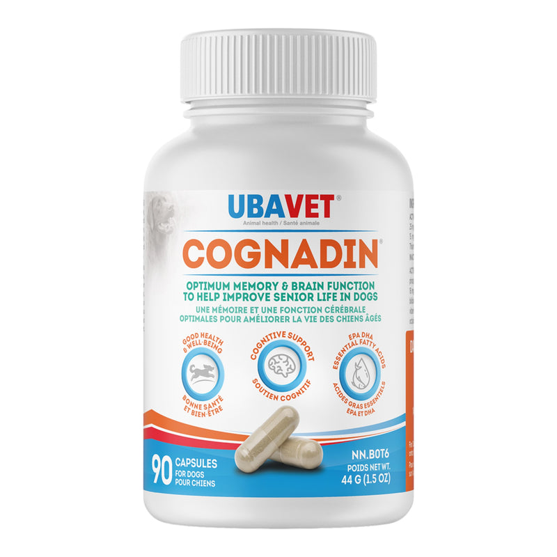 UBAVET Cognadin Memory & Brain Support for Dogs (90 ct)