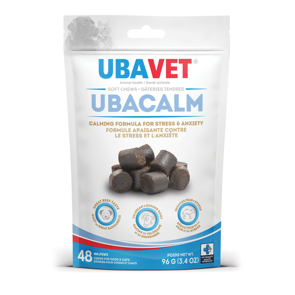 UBAVET Ubacalm Calming and Stress Relief Soft Dog Chews