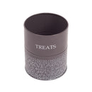 Set of 2 Pet Treat Storage Canister - Volcanic Gray & White