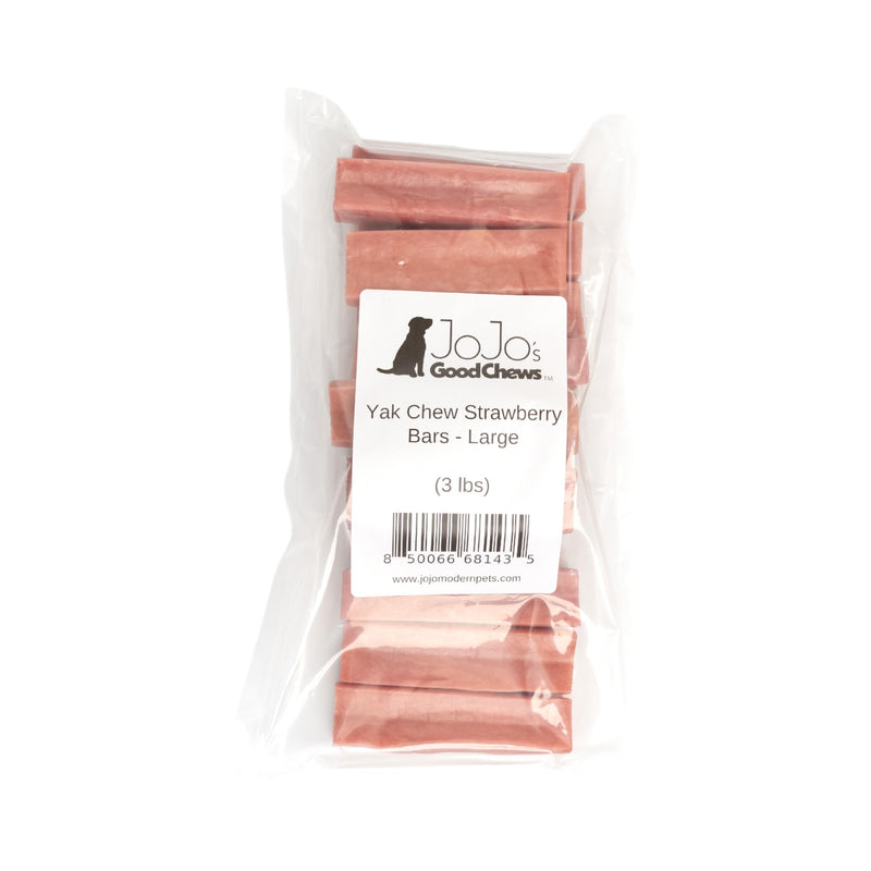 Himalayan Yak Dog Cheese Chews - Strawberry - (3lbs. Bag)