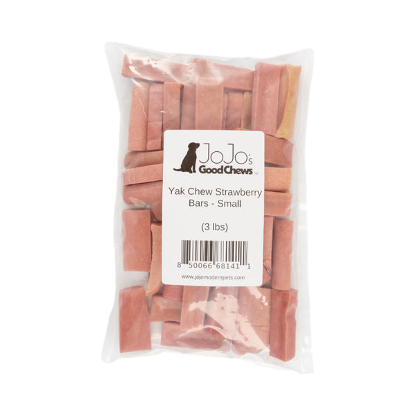 Himalayan Yak Dog Cheese Chews - Strawberry - (3lbs. Bag)