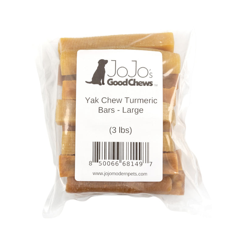 Himalayan Yak Dog Cheese Chews - Turmeric - (3lbs. Bag)