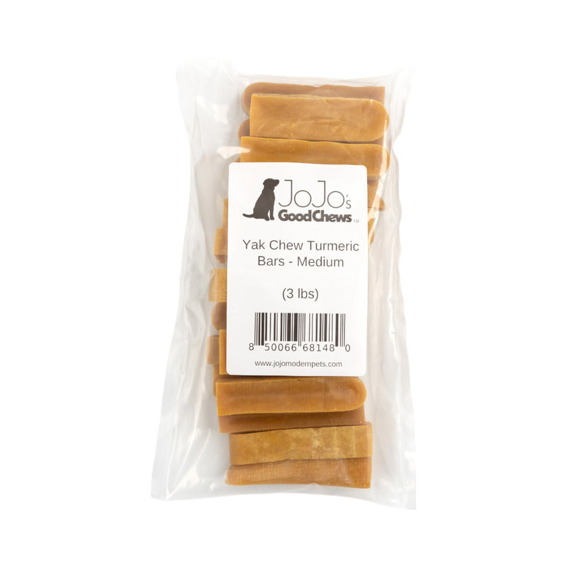 Himalayan Yak Dog Cheese Chews - Turmeric - (3lbs. Bag)