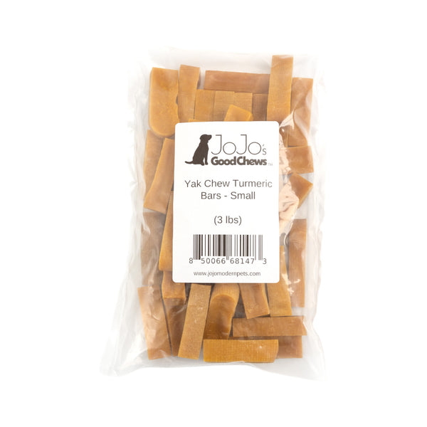 Himalayan Yak Dog Cheese Chews - Turmeric - (3lbs. Bag)