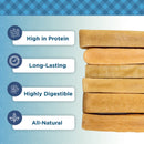 Country Living Natural Yak Cheese Chew Bars for Dogs – Large Size (2 per Bag) – Long-Lasting, High-Protein, Grain-Free Dog Chews – All-Natural, No Preservatives, Gluten-Free – Supports Dental Health