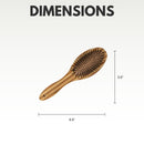 Country Living dual sided bamboo dog grooming brush eco friendly pet brush