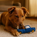 Country Living farm-themed dog toy set with barn, tractor and pickup truck
